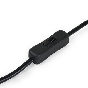 Lámpara de mesa San Francisco 1x E14 Ø29x51cm Cromado/Negro lux.pro