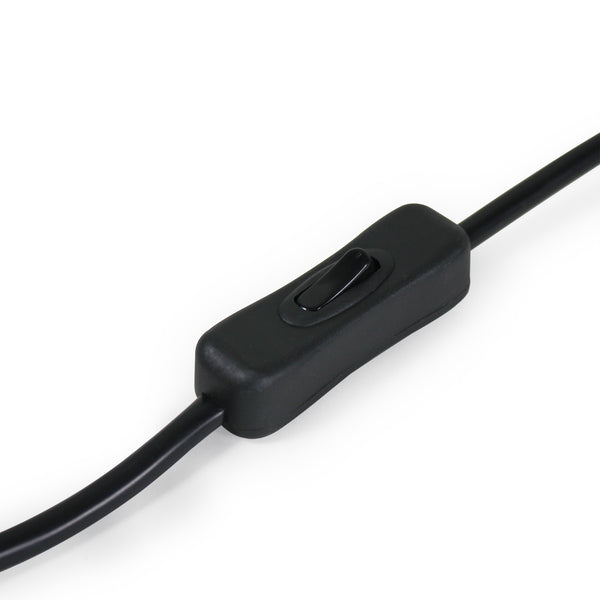 Lámpara de mesa San Francisco 1x E14 Ø29x51cm Cromado/Negro lux.pro