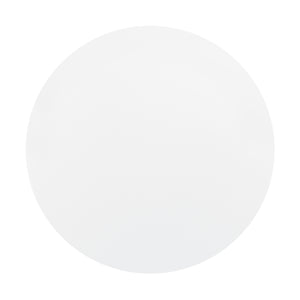 Mesa de comedor Camille Ø80 cm Diseño retro Blanco en.casa