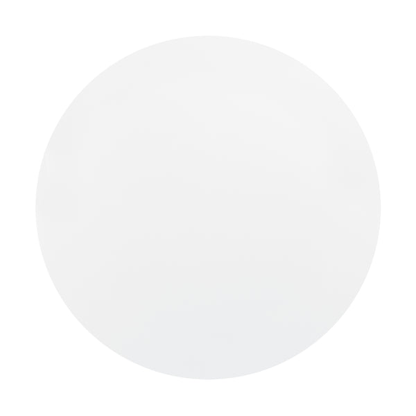 Mesa de comedor Camille Ø80 cm Diseño retro Blanco en.casa