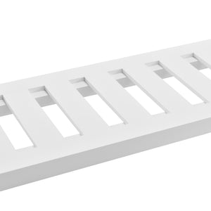 Armario de baño Anderlecht 54x60x15 cm Estantería con 3 estantes Blanco en.caa