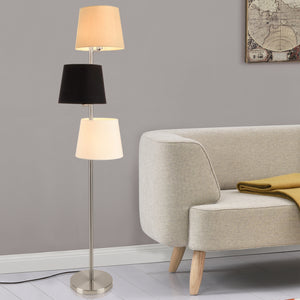 Lámpara de pie Braga 149 cm 3xE14 Máx. 40W lux.pro