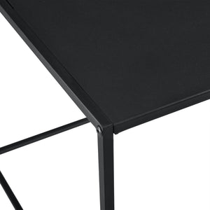 Mesa consola metal negro en varios tamaños [en.casa]