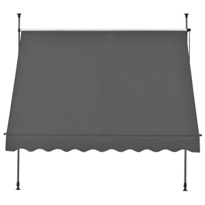 Toldo de pinza Lindos gris en varios tamaños pro.tec