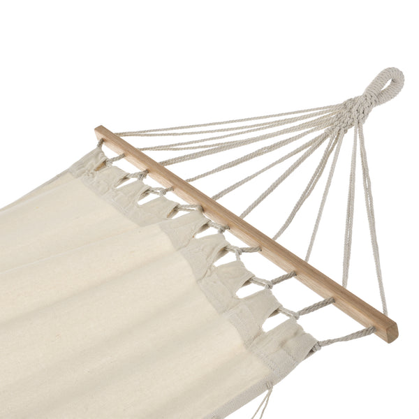 Hamaca Corinto 200x80 cm Máx. 150 kg para interior y exterior Crema casa.pro