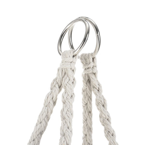Silla colgante Tampico Máx. 100 kg para interior y exterior Crema casa.pro