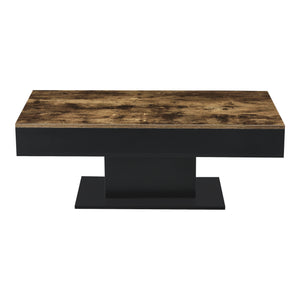 Mesa de centro Lünen aspecto madera/negro [en.casa]