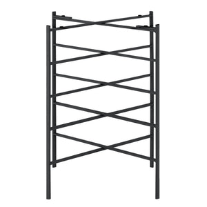 Mesa auxiliar Wiltz 40x40x53 cm Metal Negro en.casa