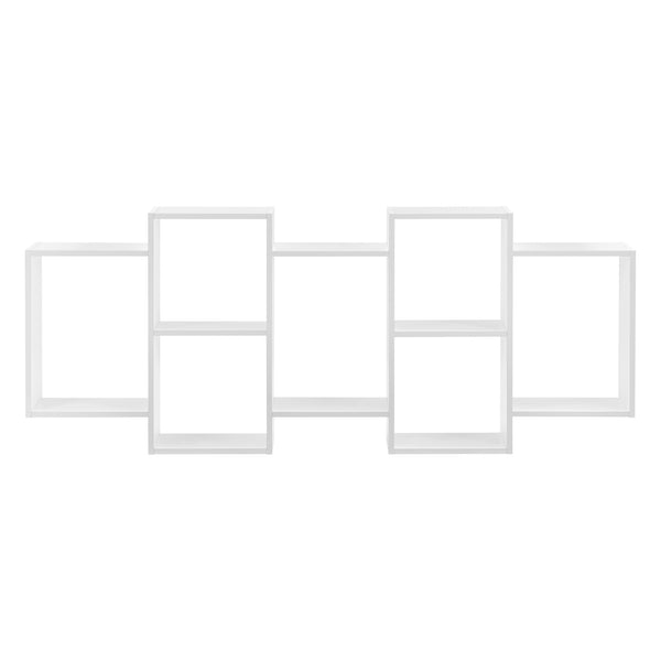 Estantería de pared Jessheim 161x18x65 cm Blanco en.casa