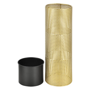 Soporte para flores Lieja Juego de 2 Negro/Dorado en.casa