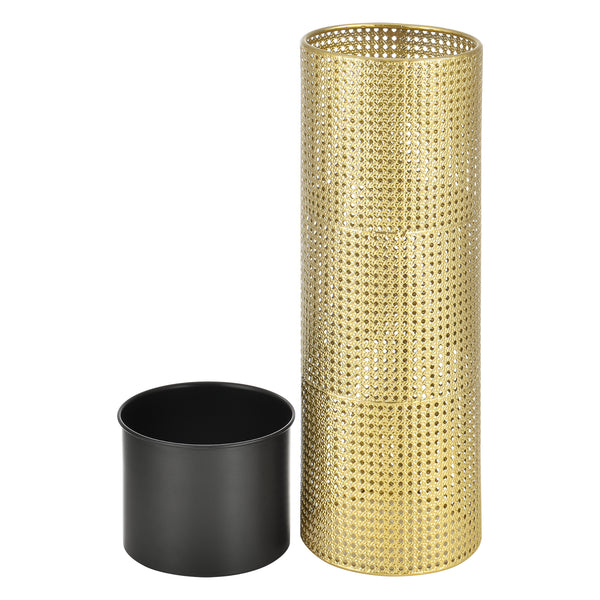 Soporte para flores Lieja Juego de 2 Negro/Dorado en.casa