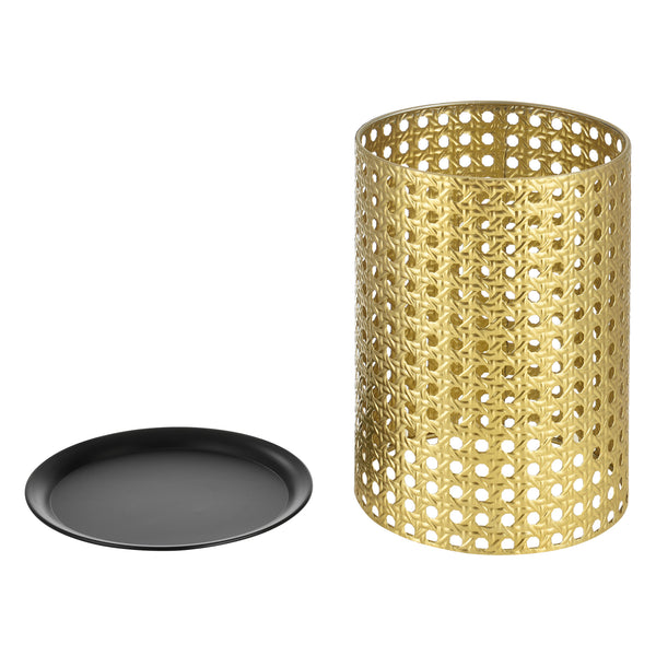 Mesa auxiliar Theux juego de 2 negro/dorado en.casa
