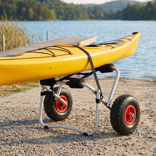 Carro de Transporte Kayak Drau aluminio 72 x 31 x 44 cm [in.tec]