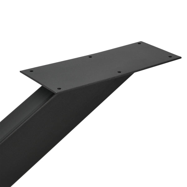 Estructura de mesa Oberau 150x78x71 cm Negro [en.casa]