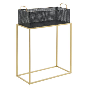 Soporte para plantas Jurbise juego de 2 piezas color latón/negro en.casa
