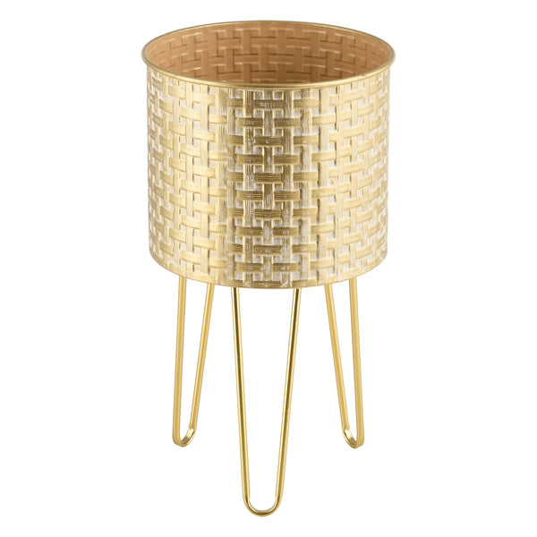 Soporte para flores Kalmthout juego de 3 en color latón en.casa