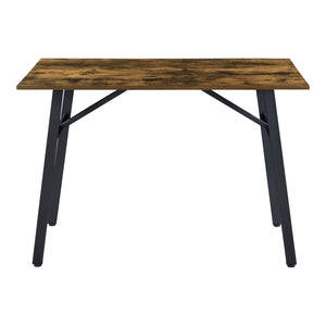 Mesa de comedor Flatanger 110x70x75cm para 4 personas Tono de madera oscura [en.casa]