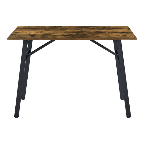 Mesa de comedor Flatanger 110x70x75cm para 4 personas Tono de madera oscura [en.casa]