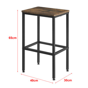Taburetes de bar Örebro juego de 2 tono de madera oscura en.casa