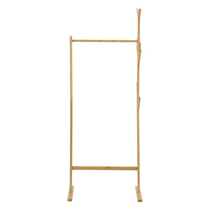 Perchero de bambú Nordreisa 65x40x170cm [en.casa]