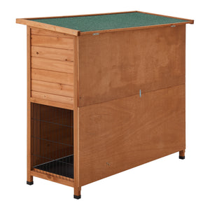 Casa de conejos Falkenau Recinto para animales pequeños 104x122x50cm Madera de abeto [en.casa]