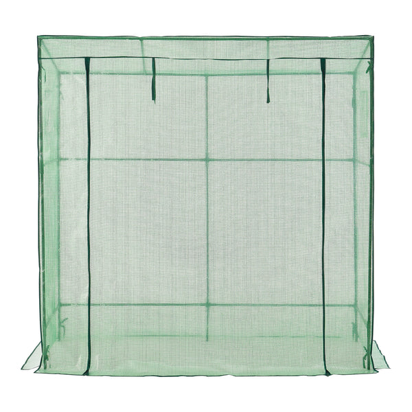 Invernadero Vlaardingen 198x78x200cm Verde [en.casa]