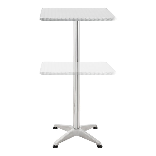 Mesa de bar y bistró Järpen Ajustable en altura Cuadrada [en.casa]