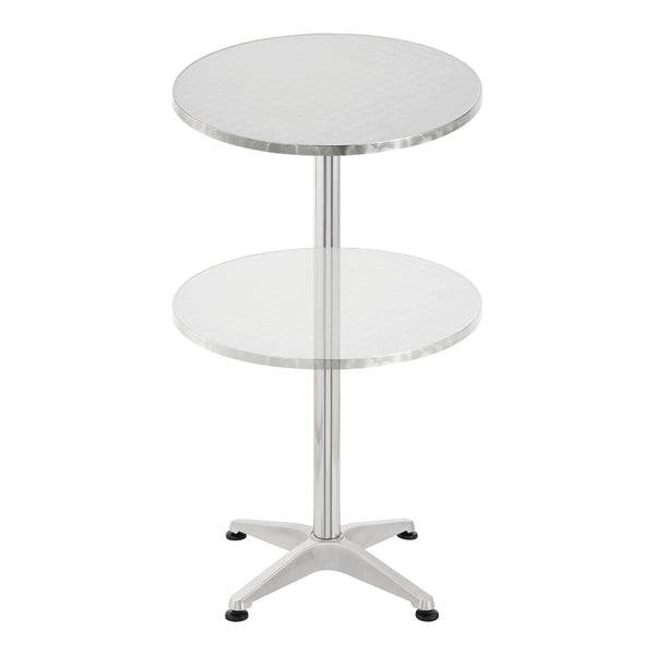 Mesa de bar y bistró Avesta Ajustable en altura Redonda [en.casa]