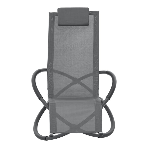 Tumbona columpio Pulsano 150 kg Gris oscuro [en.casa]