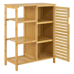 Armario de baño Vetlanda Bambú 87x66x33 cm [en.casa]