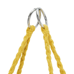 Silla colgante Jaina máx. 120 kg Amarillo [en.casa]