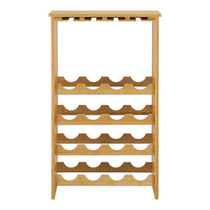 Estantería para vino de bambú Fetlar 84,8 x 50 x 24 cm [en.casa]