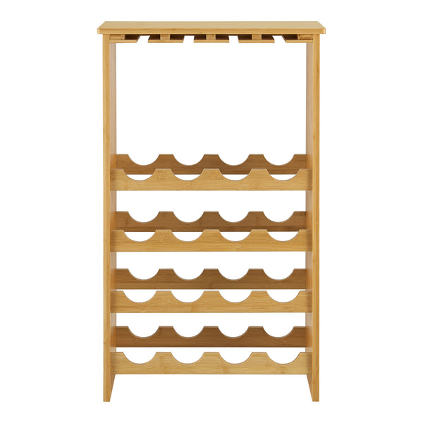Estantería para vino de bambú Fetlar 84,8 x 50 x 24 cm [en.casa]