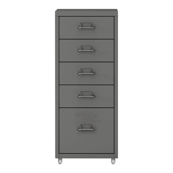 Contenedor móvil Kökar con 5 cajones 69x28x41 cm [en.casa]