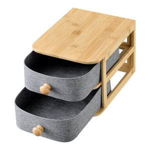 Organizador de escritorio Arsivik con 2 cajones [en.casa]