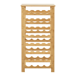 Estante para vino Äänekoski 94x47x29 cm Bambú natural [en.casa]