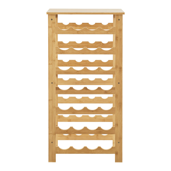 Estante para vino Äänekoski 94x47x29 cm Bambú natural [en.casa]