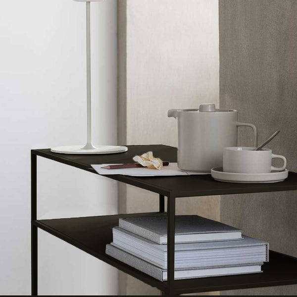Mesa consola Kuhmo 85 x 80 x 30 cm Negro [en.casa]