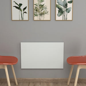 Mesa abatible de pared Klepp 72x45cm Blanco [en.casa]