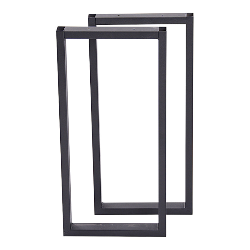 Esquema acotado Estructura de mesa Møldrup 56x27cm Negro [en.casa]