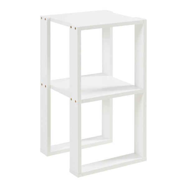 Mesa auxiliar Thyholm 55x30x30 cm Blanco [en.casa]