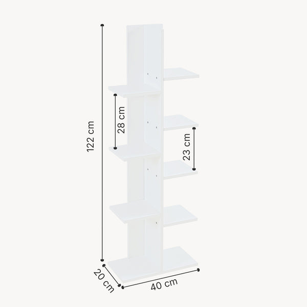 Estantería Rødekro Blanca [en.casa]
