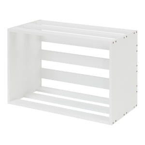 Mesa auxiliar Rønde aglomerado 43 x 64 x 33 cm blanco [en.casa]
