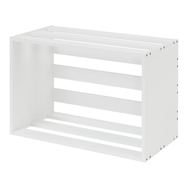 Mesa auxiliar Rønde aglomerado 43 x 64 x 33 cm blanco [en.casa]