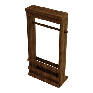 Portarrollos de papel higiénico Thyborøn madera de pino [en.casa]