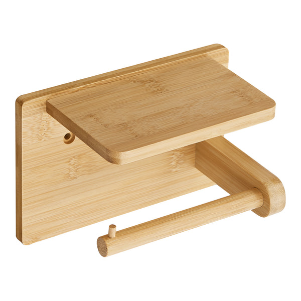 Portarrollos de papel higiénico Vallentuna Bambú [en.casa]