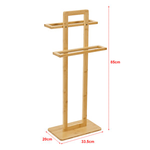 Toallero de pie Træna Bambú [en.casa]