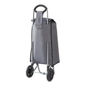 Carrito de compras Nørre Gris oscuro / Negro [en.casa]