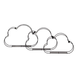 Conjunto de estantes de pared Tønder en juego de 3 [en.casa]