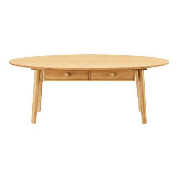 Mesa de centro Harboøre Bambú Natural [en.casa]
